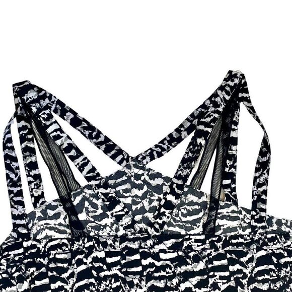 Fabletics Leopard Print Strappy Tank Top Sz M - Picture 7 of 12
